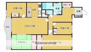寺塚パークマンション【3階】の間取り