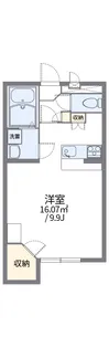 レオパレスカーサベルデ油山Ⅱ【1階】の間取り