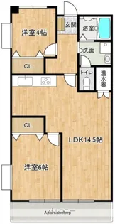 九サンビル【7階】の間取り
