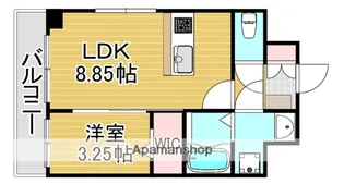 1LDKの間取り画像