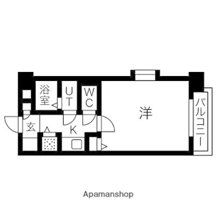 ル・レーヴ薬院【9階】の間取り