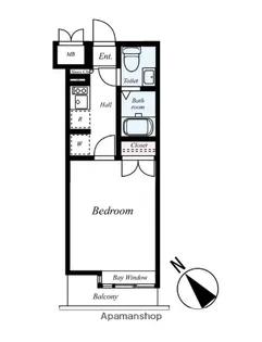 福岡県福岡市中央区高砂1丁目【マンション】の間取り