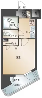 福岡県福岡市中央区平尾2丁目【マンション】の間取り