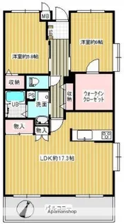 オークヒル【3階】の間取り