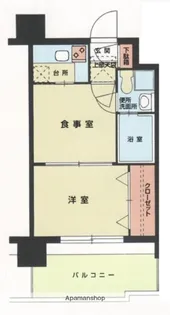 福岡県福岡市中央区薬院3丁目【マンション】の間取り