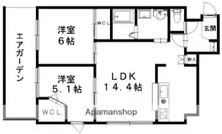 GRAN PACE【4階】の間取り