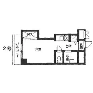 ピアクレスト井尻【202号室】の間取り
