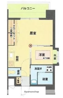 エステートモア平尾公園通り【2階】の間取り