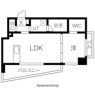 KRISKAR高宮【6階】の間取り