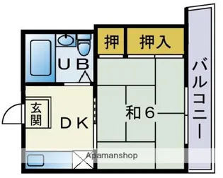 第3ロイヤルハイツ【3階】の間取り