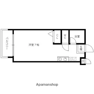 パピルスⅡ【7階】の間取り
