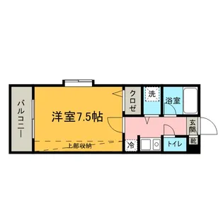 プレデュパルク壱番館【2階】の間取り