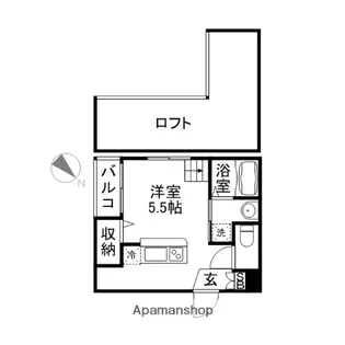 ニュージャーニー大橋【1階】の間取り