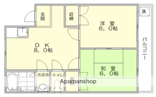 ラックビレッジ【2階】の間取り