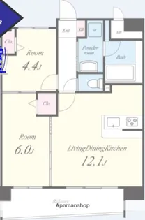 福岡県福岡市博多区東那珂1丁目【マンション】の間取り