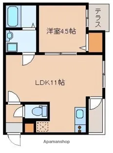 福岡県福岡市南区井尻4丁目【アパート】の間取り