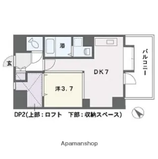 セイスピノス【3階】の間取り