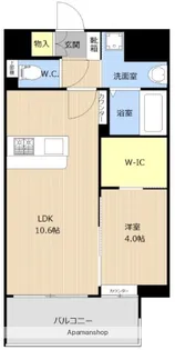 LIBTH高宮Ⅲ【6階】の間取り