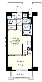 ムーンリバー大橋【7階】の間取り