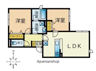 メゾンクラッセ南高宮【3階】の間取り