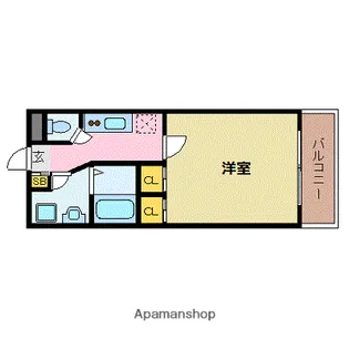 サヴォイテンジンクォーター【15階】の間取り