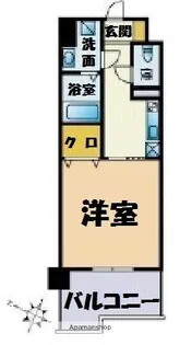 福岡県福岡市中央区渡辺通5丁目【マンション】の間取り