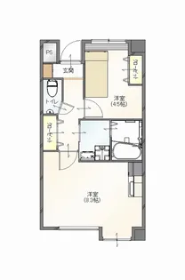 エンクレストけやき通り【4階】の間取り