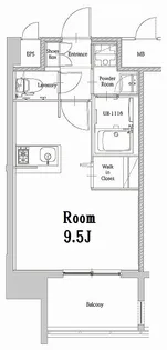 エンクレストベイ天神EAST【11階】の間取り