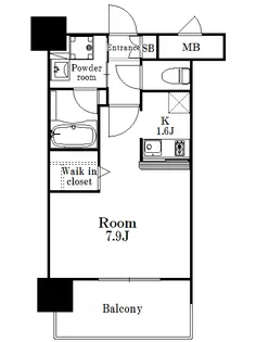 エンクレスト博多PREMIER【9階】の間取り