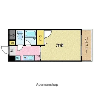 アリターレ博多【3階】の間取り