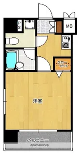 ラフォーレ博多【2階】の間取り