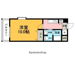 HF博多東レジデンス【2階】の間取り
