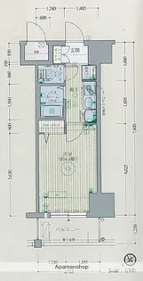 エステムコート博多・祇園ツインタワーファーストステージ【9階】の間取り