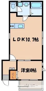 リテラ博多【2階】の間取り