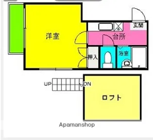 エミリーコート博多【2階】の間取り