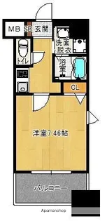 サヴォイ クラウド スケープ【13階】の間取り