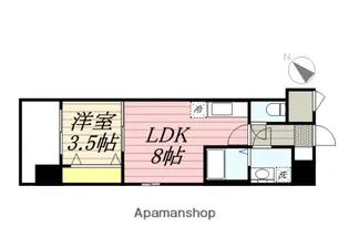 MODERN PALAZZO 天神北Ⅱ【10階】の間取り