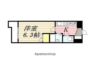 マンション花房【10階】の間取り
