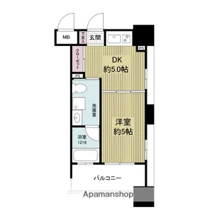 ルネッサンス21博多【2階】の間取り
