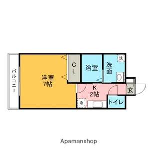 大三祇園ビル【9階】の間取り