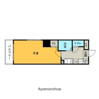 アクタス博多【4階】の間取り