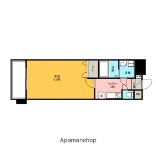 アーバンフラッツ天神東Ⅱ【5階】の間取り