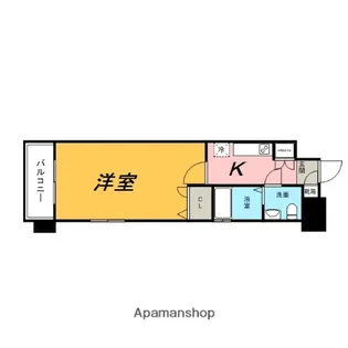 アーバンフラッツ天神東Ⅱ【10階】の間取り