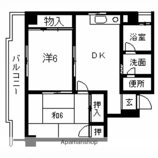 石蔵ビル【5階】の間取り