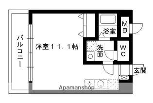 マクシーズ吉塚グランデ【5階】の間取り
