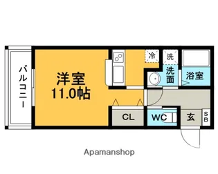 リバル吉塚Ⅱ【1階】の間取り