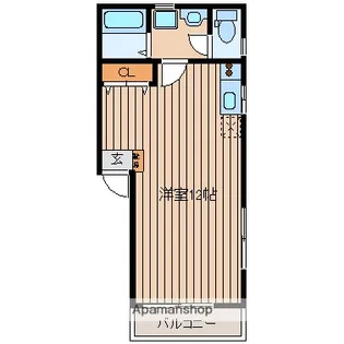 アルブルK−3【1階】の間取り