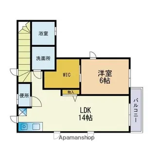 グリーンコーポ5番館【2階】の間取り