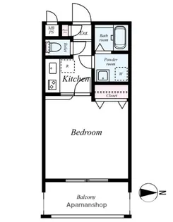 エンクレスト博多【10階】の間取り