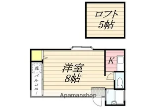 リテラ住吉【1階】の間取り